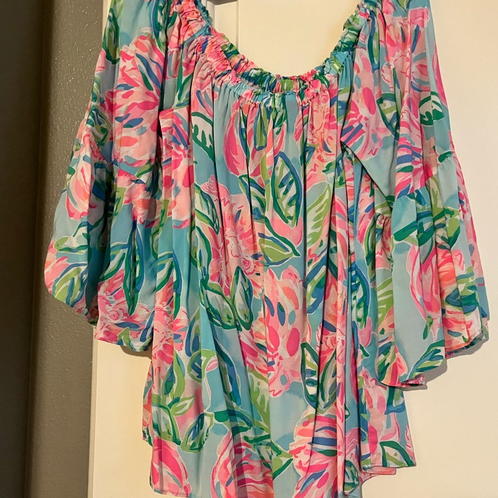 Lilly Pulitzer Off the Shoulder Top